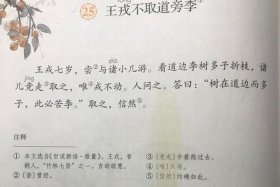 中国历史故事王戎；王戎的历史故事简单