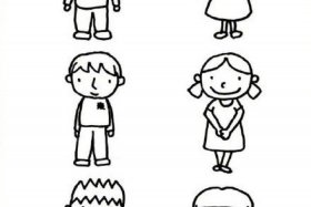 小朋友绘画人物；小朋友画人物大全图片