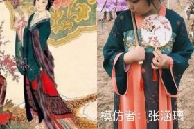 中国历史人物模仿秀模板女孩、模仿历史人物图片