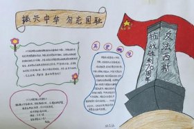 了解中国历史手抄报图片 了解中国历史手抄报简单好看