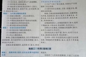 历史人物题答题模板总结；历史47题人物类答题