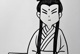 古代人物的画像图 古代人物画像图片大全女简笔画