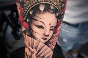 中国传统人物纹身、中国传统纹样人物