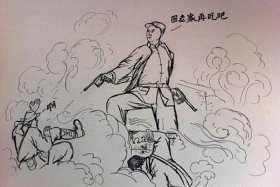 新中国历史人物简笔画图片大全、新中国历史绘画