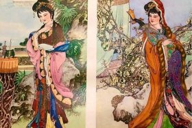 中国历史人物四大名画图片大全；中国历史人物四大名画图片大全集