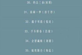 中国历史人物与成语大全及解释 - 历史人物成语大全 四字成语