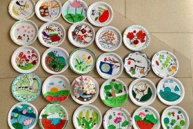 纸盘画、纸盘画24节气