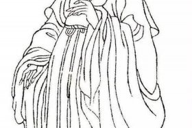 中国历史人物白描画像高清图片，120张历史名人白描图谱