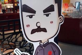 历史人物海报鲁迅怎么画、历史人物海报设计