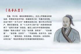历史人物范蠡读音是什么 历史人物范蠡的简介