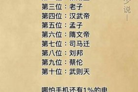 中国历史人物vs世界历史人物 中国历史的人物