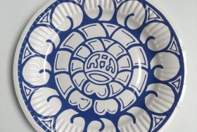 纸盘中国风画（中国风纸盘画花）