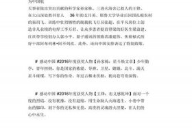 中国历史名人的颁奖词，中国著名人物颁奖词