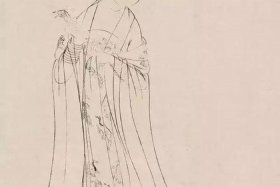 中国传统人物白描；中国传统人物白描素材