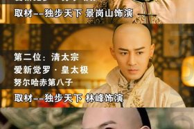 历史剧人物电视剧排行榜前十名 - 历史人物的电视剧排行榜前十名