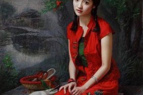 中国历史人物油画名画；中国人物油画欣赏