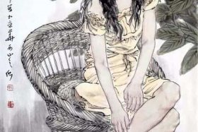 中国现代水墨人物技法，当代水墨人物画大师作品