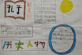 走进中国历史人物手抄报 - 走进历史人物手抄报简单