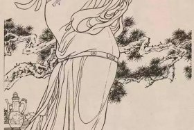 中国历史人物白描画像高清图 历代白描人物画谱