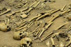 历史人物的遗骸；历史人物尸骨