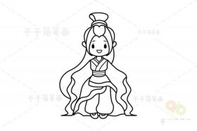 历史人物貂蝉图片（历史人物貂蝉图片简笔画）