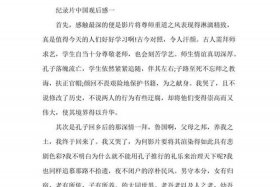 了解中国观后感 - 了解中国观后感作文
