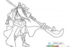 历史人物关羽手抄报；历史人物关羽手抄报简单又漂亮