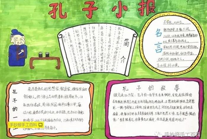 中国历史人物手抄报四年级孔子(中国历史人物手抄报简单) 中国历史人物手抄报四年级孔子(中国历史人物手抄报简单)
