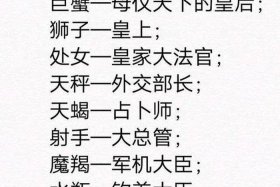 中国历史人物都是什么星座 - 中国古代名人星座