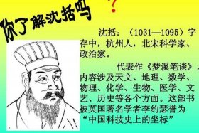 历史人物沈括简介 历史人物沈括简介图片