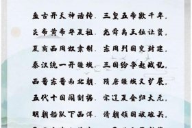 中国历史朝代歌完整人教版，中国历史朝代歌及解释