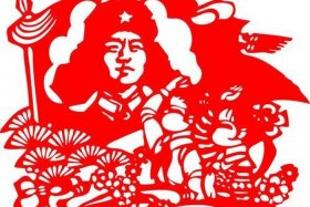 中国人物刻纸作品；中国人物刻纸作品图片