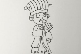 历史人物画像简单又漂亮、历史人物画像简单又漂亮诸葛亮