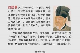 历史人物白居易生活在哪个历史时期（白居易的生活时期）