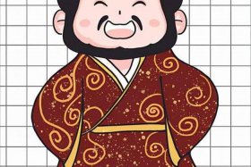 历史人物插画文创；历史人物插画文创图片