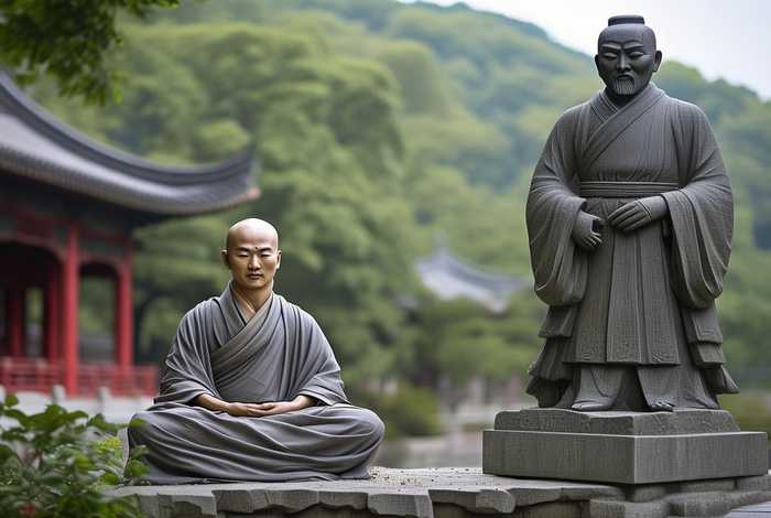 佛教与中国历史人物的故事对比；佛教与中国历史人物的故事对比分析