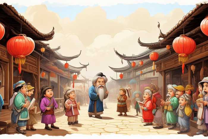 彩图中国民间故事；中国民间故事图画既好看又简单