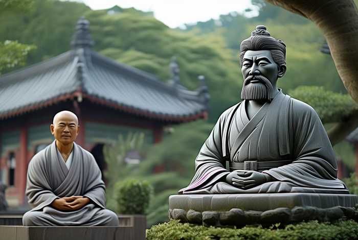 佛教与中国历史人物的故事对比；佛教与中国历史人物的故事对比分析