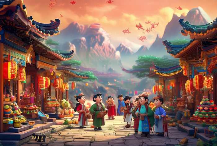 可爱的中国故事背景视频 - 可爱的中国故事背景视频下载