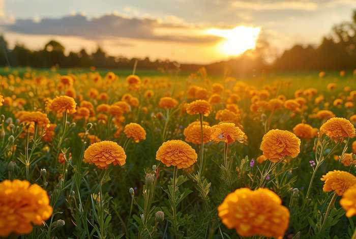 金盏花背景故事;金盏花背景故事图片 金盏花背景故事;金盏花背景故事图片