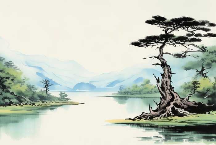 简单的中国画；简单的中国画图片