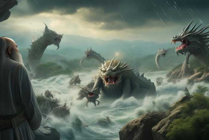 关于中国古代洪水的故事 - 关于洪水的中国古代神话故事有哪些