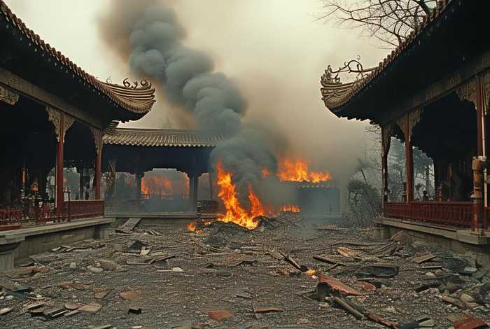 火烧圆明园的历史背景、火烧圆明园的历史背景及原因