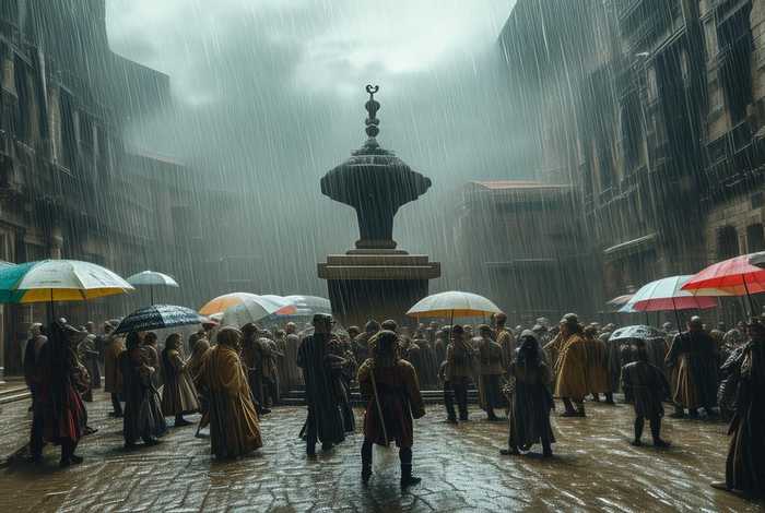 历史中发生在雨中的大事（历史中发生在雨中的大事有哪些）