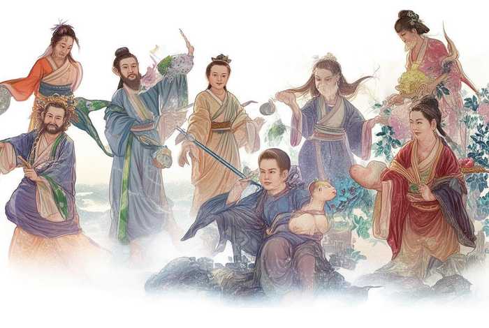 八仙人物简介及故事传说（八仙人物简介及故事传说视频）