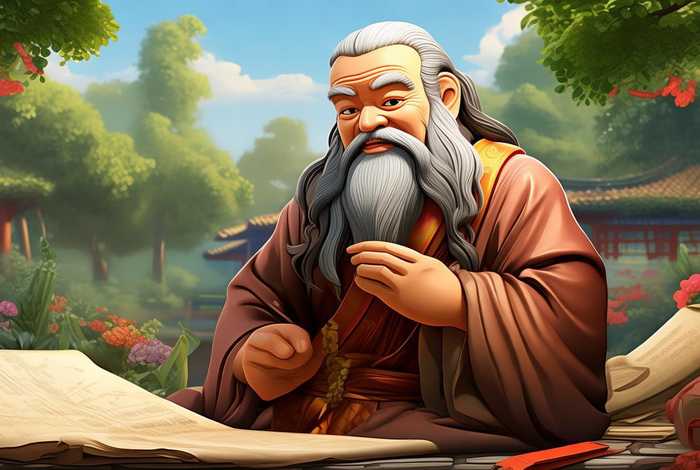 历史卡通人物孔子，历史人物资料卡孔子