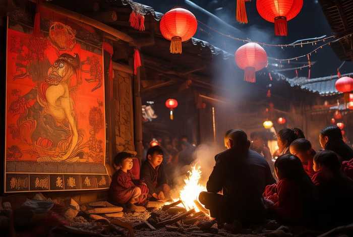 除夕的由来和传说故事（除夕的由来和传说故事英语）