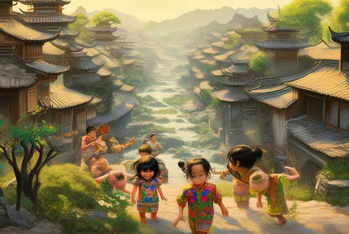 可爱的中国故事背景；可爱的中国故事背景图片