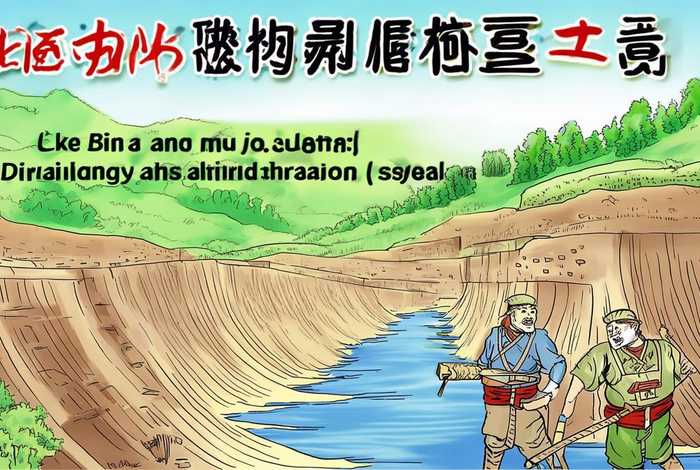 李冰父子修都江堰的故事，李冰父子修都江堰的故事手抄报