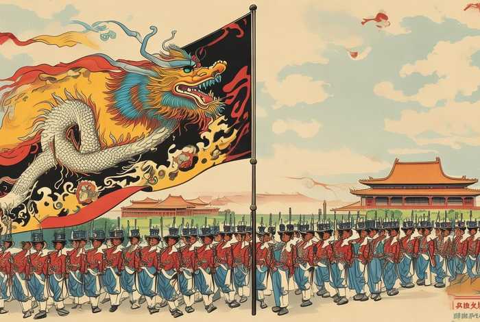 大清帝国国旗、大清帝国国旗国歌